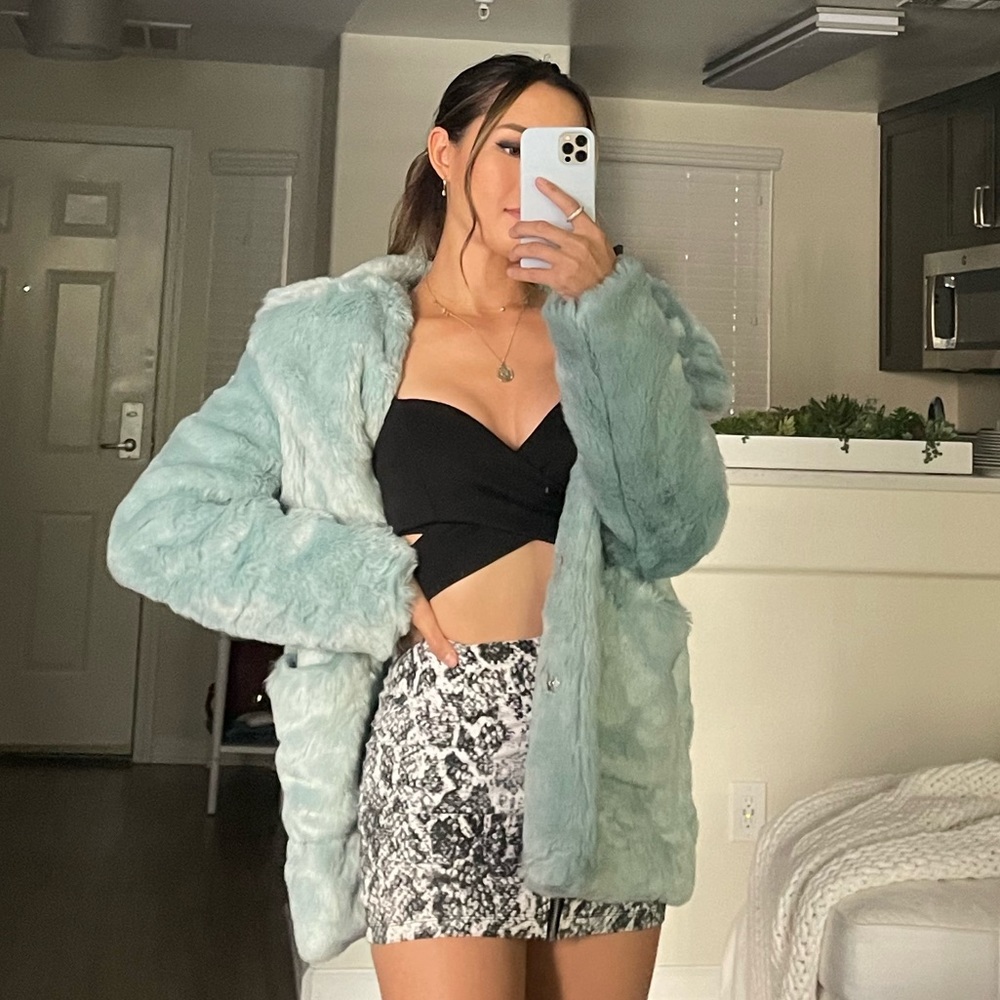 NWT Love on the Brain Faux Fur Jacket